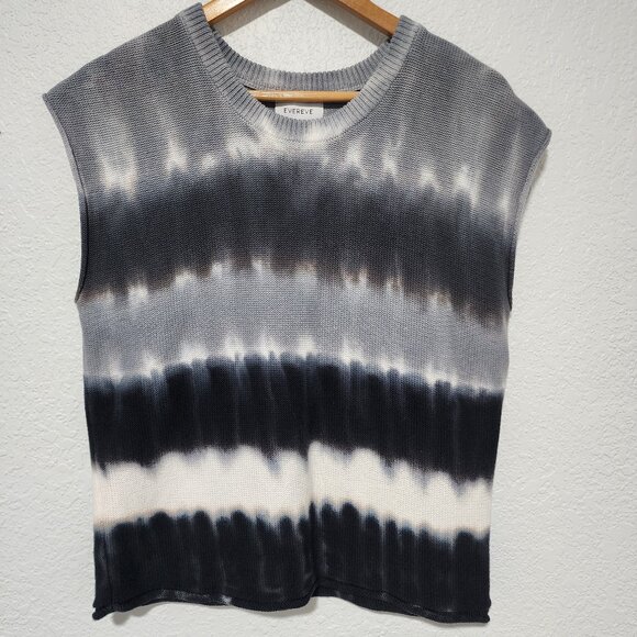 Evereve James Sleeveless Pullover Sweater Size Small Tie-Dye Colorful Gift Ready - Picture 1 of 7